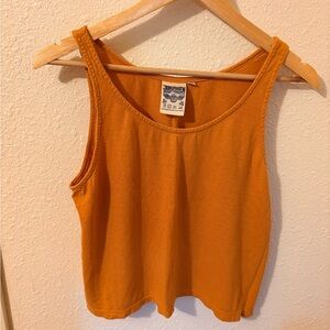 Jungmaven Cropped Tank - Mango Mojito